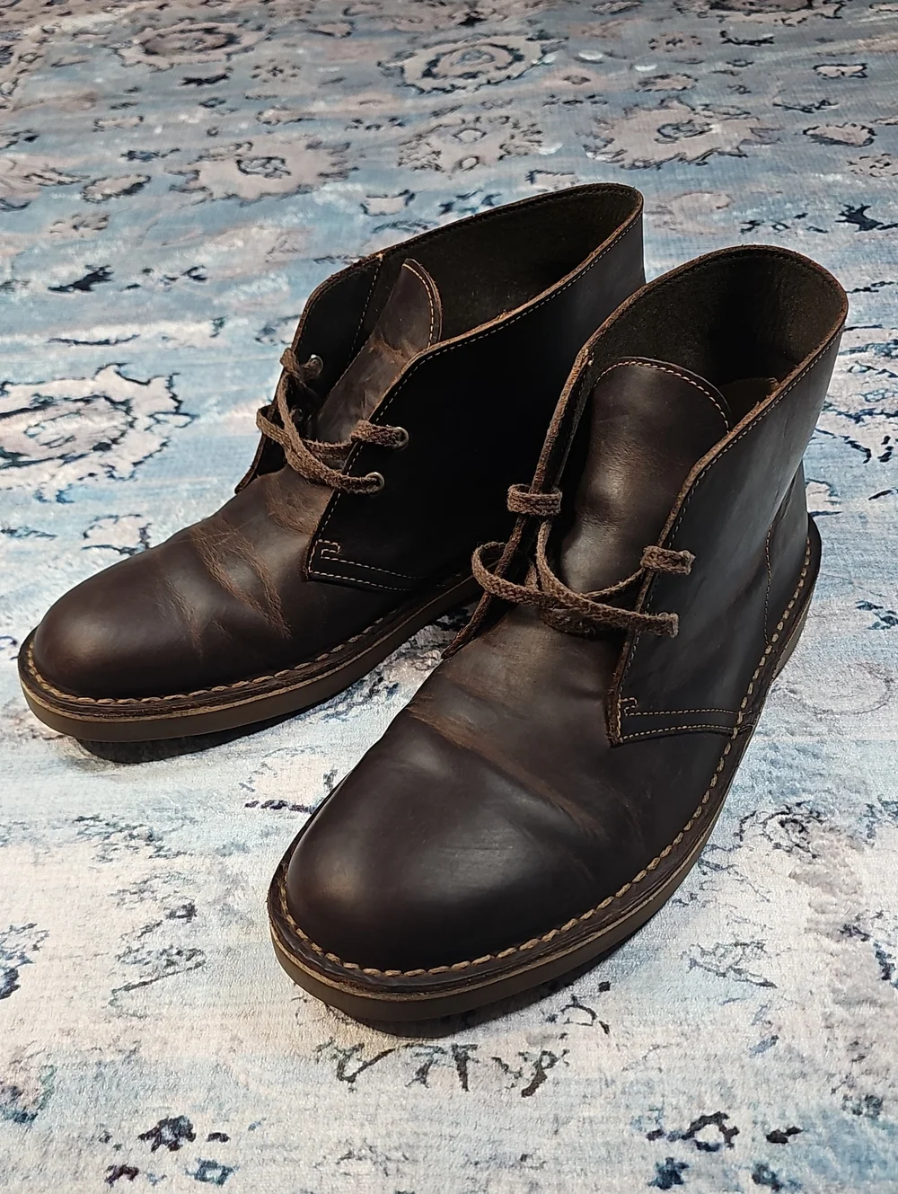 Clarks Collection Men's Brown Leather Chukka Boots‎